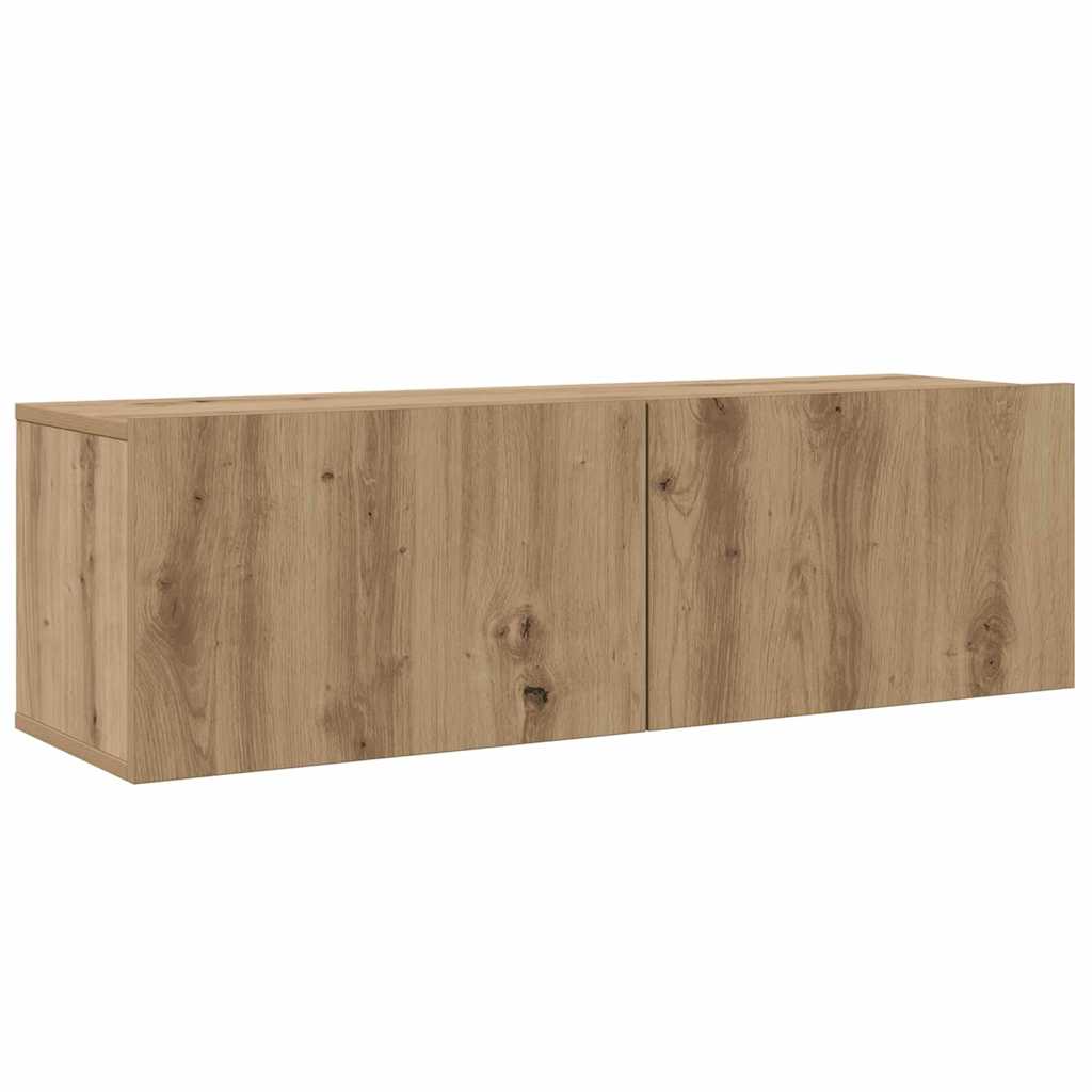 Conjunto De Mueble De Tv 8 Pcs Roble Artesanal