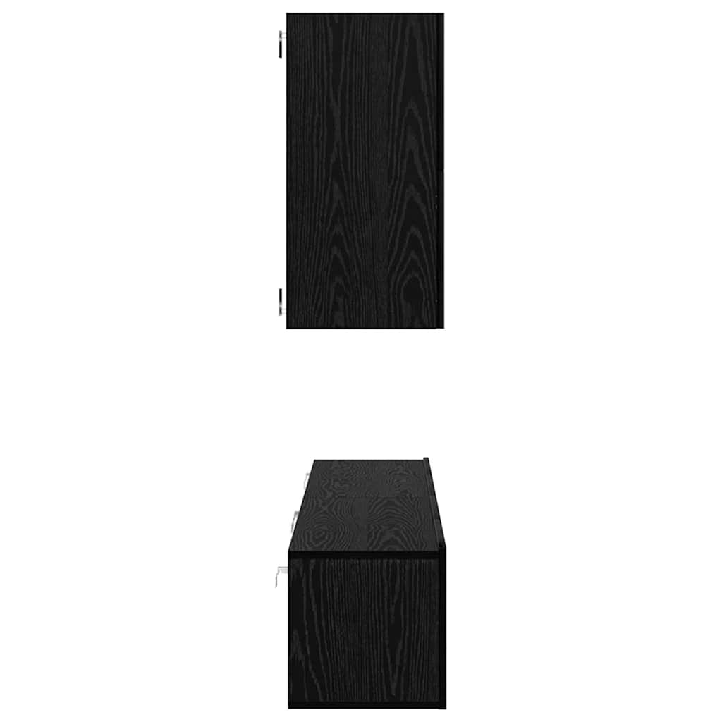 Mueble De Tv De Pared 3 Pcs 100 X 30 X 30 Cm