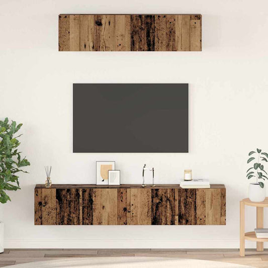 Conjunto De Mueble De Tv 4 Pcs