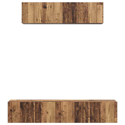 Conjunto De Mueble De Tv 4 Pcs