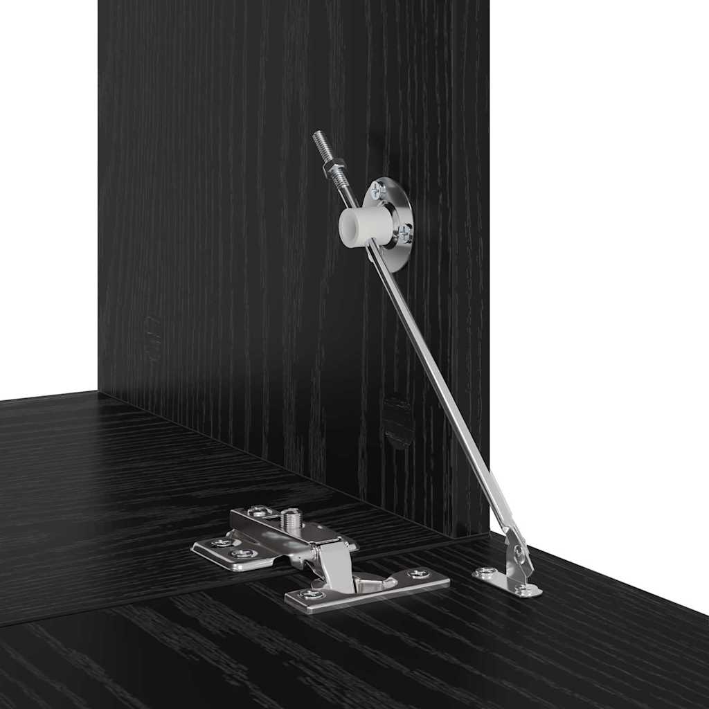 Conjunto De Mueble De Tv 4 Pcs Madera De Ingeniería