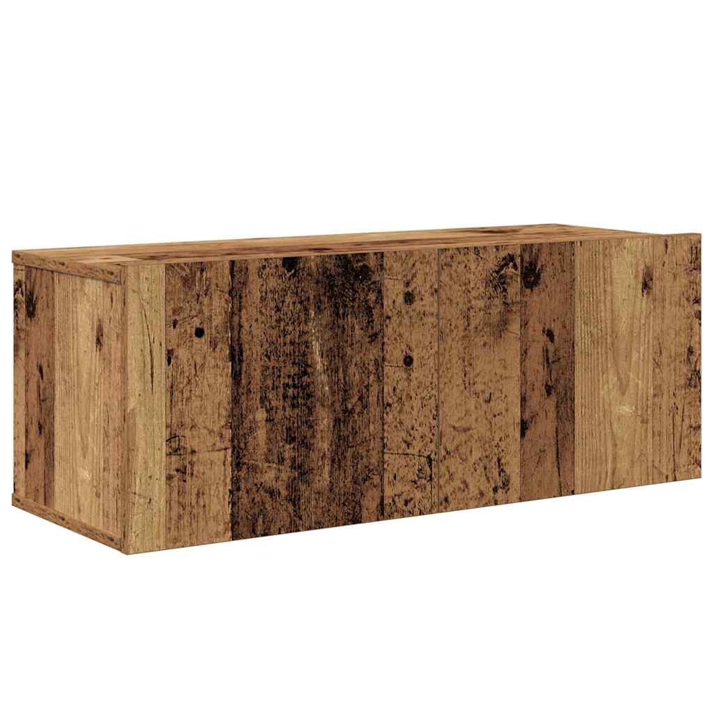 Conjunto De Mueble De Tv Montaje En La Pared 5 Pcs