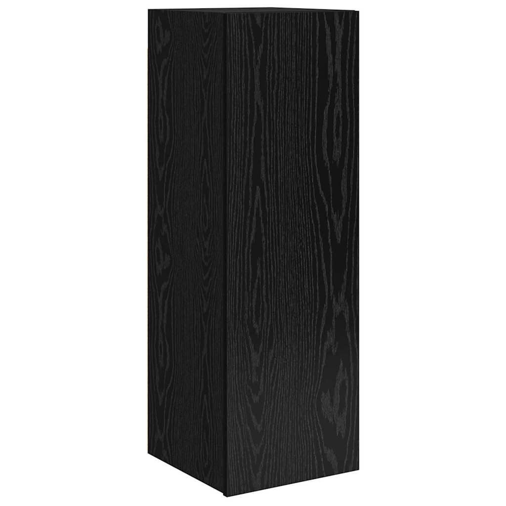Conjunto De Mueble De Tv 9 Pcs Madera Contrachapada