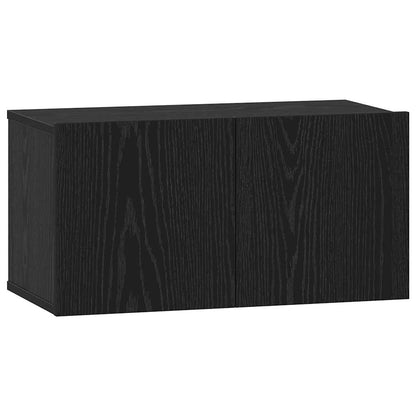 Conjunto De Mueble De Tv 7 Pcs Madera De Ingeniería