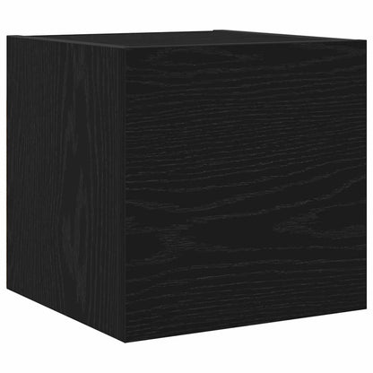 Conjunto De Mueble De Tv 9 Pcs Madera De Ingeniería