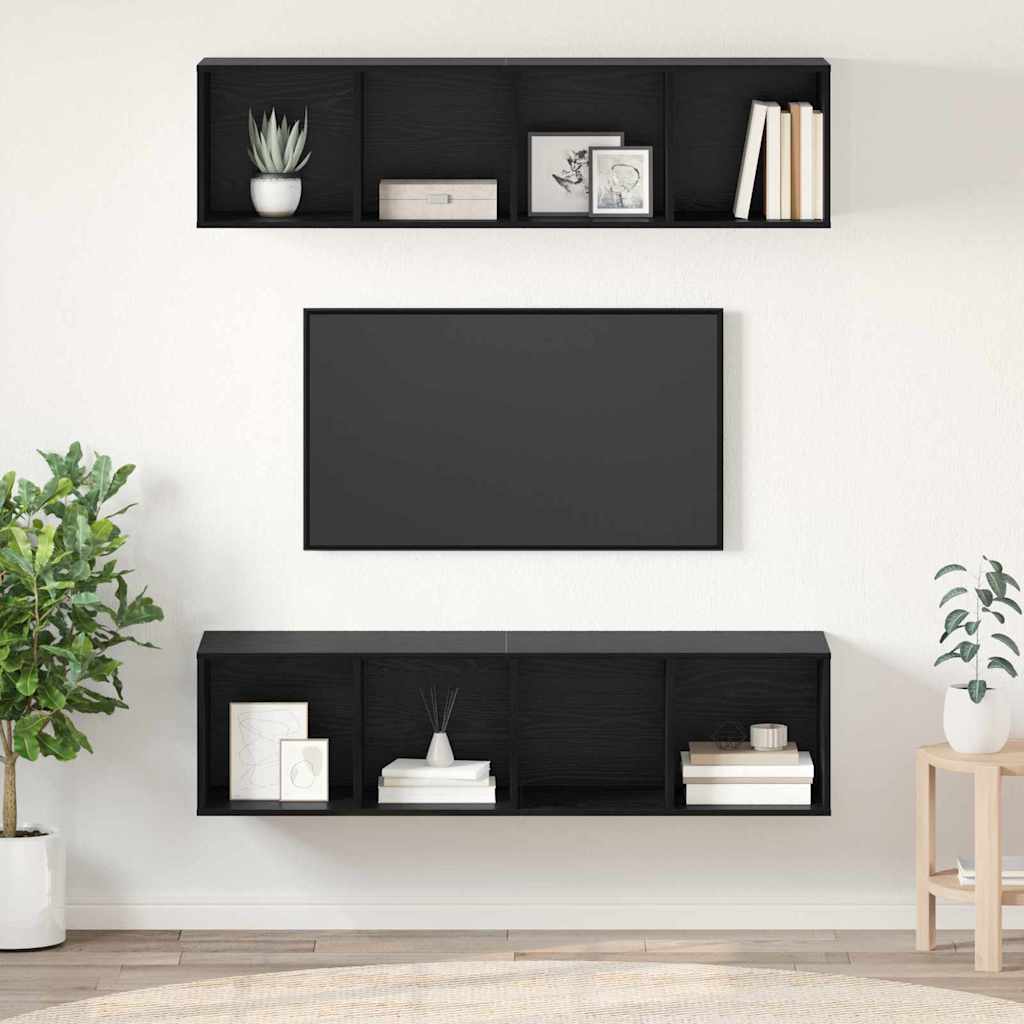 Conjunto De Mueble De Tv 2 Pcs 37 X 37 X 142,5 Cm