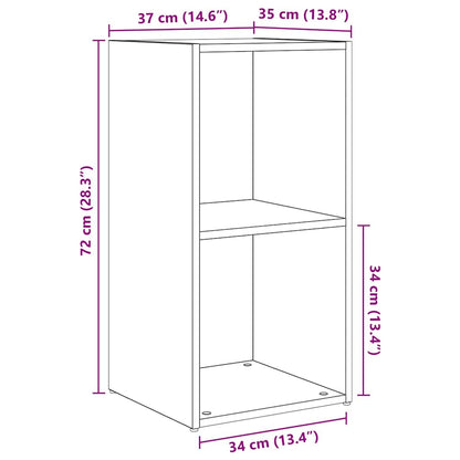 Conjunto De Mueble De Tv 4 Pcs Roble Artesanal 37 X 37 X 72 Cm