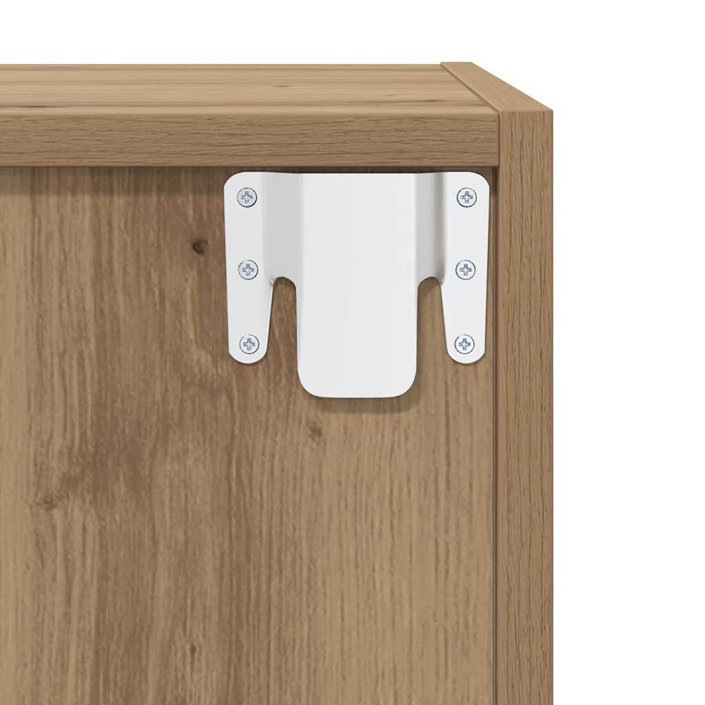 Conjunto De Mueble De Tv 4 Pcs Marrón 37 X 37 X 142,5 Cm