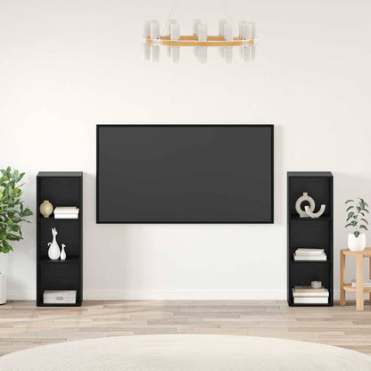 Conjunto De Mueble De Tv 2 Pcs Roble Artesanal 37 X 35 X