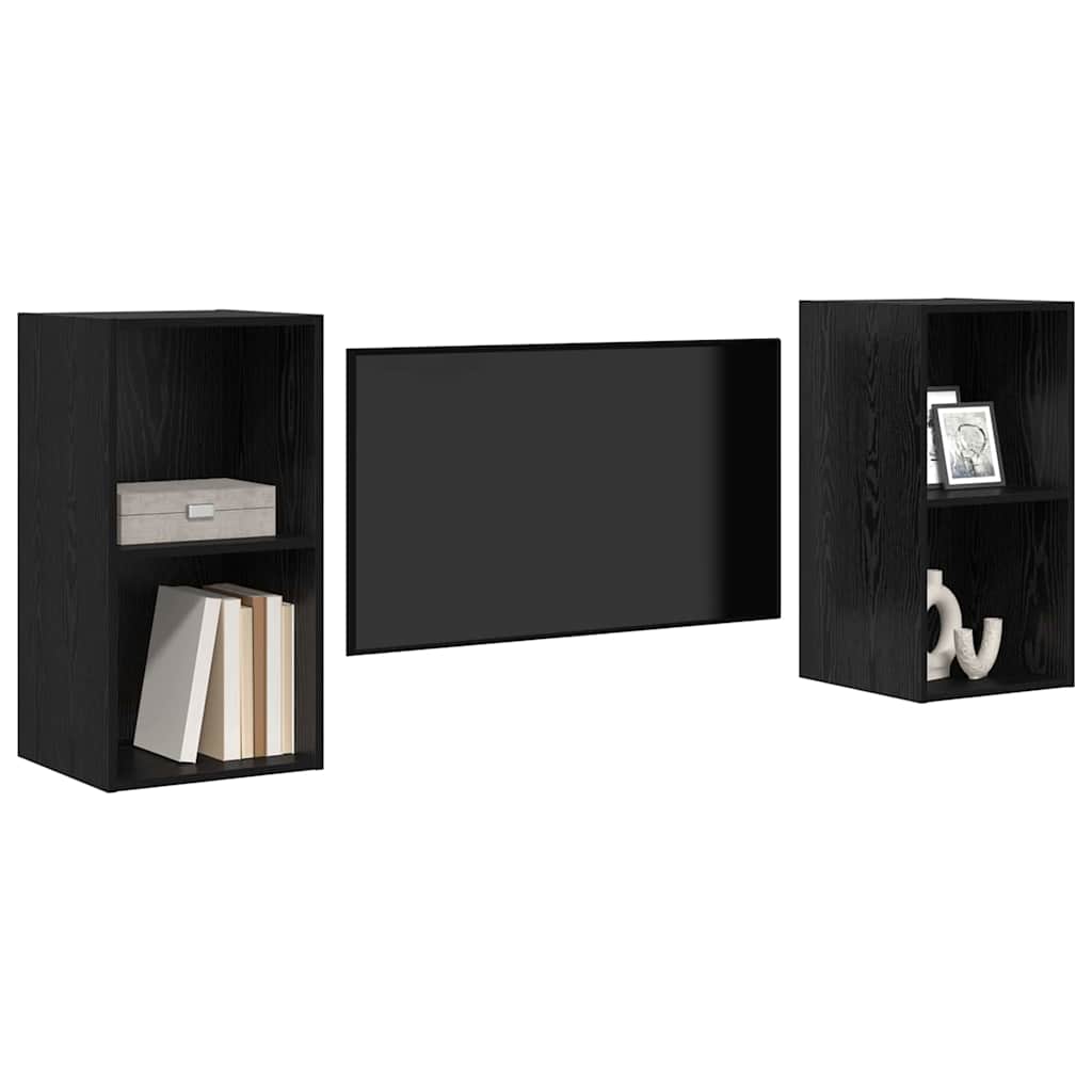 Conjunto De Mueble De Tv 2 Pcs 37 X 37 X 72 Cm