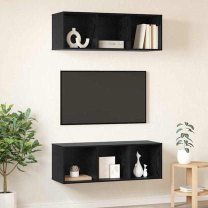 Conjunto De Mueble De Tv 2 Pcs 37 X 37 X 107 Cm