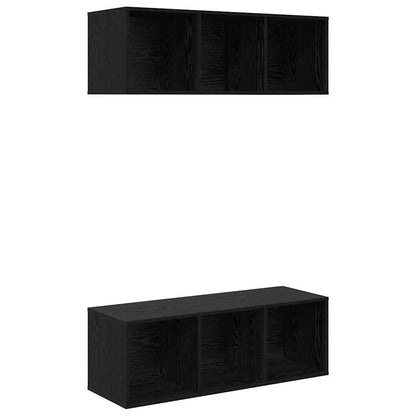 Conjunto De Mueble De Tv 2 Pcs 37 X 37 X 107 Cm