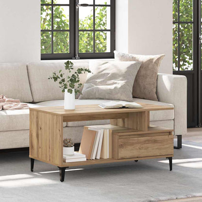 Mesa De Centro Madera Contrachapada 90X49X45 Cm