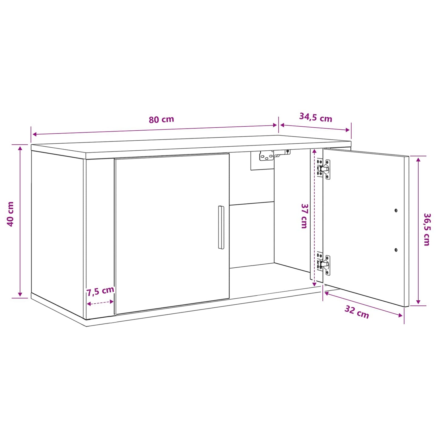 Mueble Para Tv Montado En La Pared