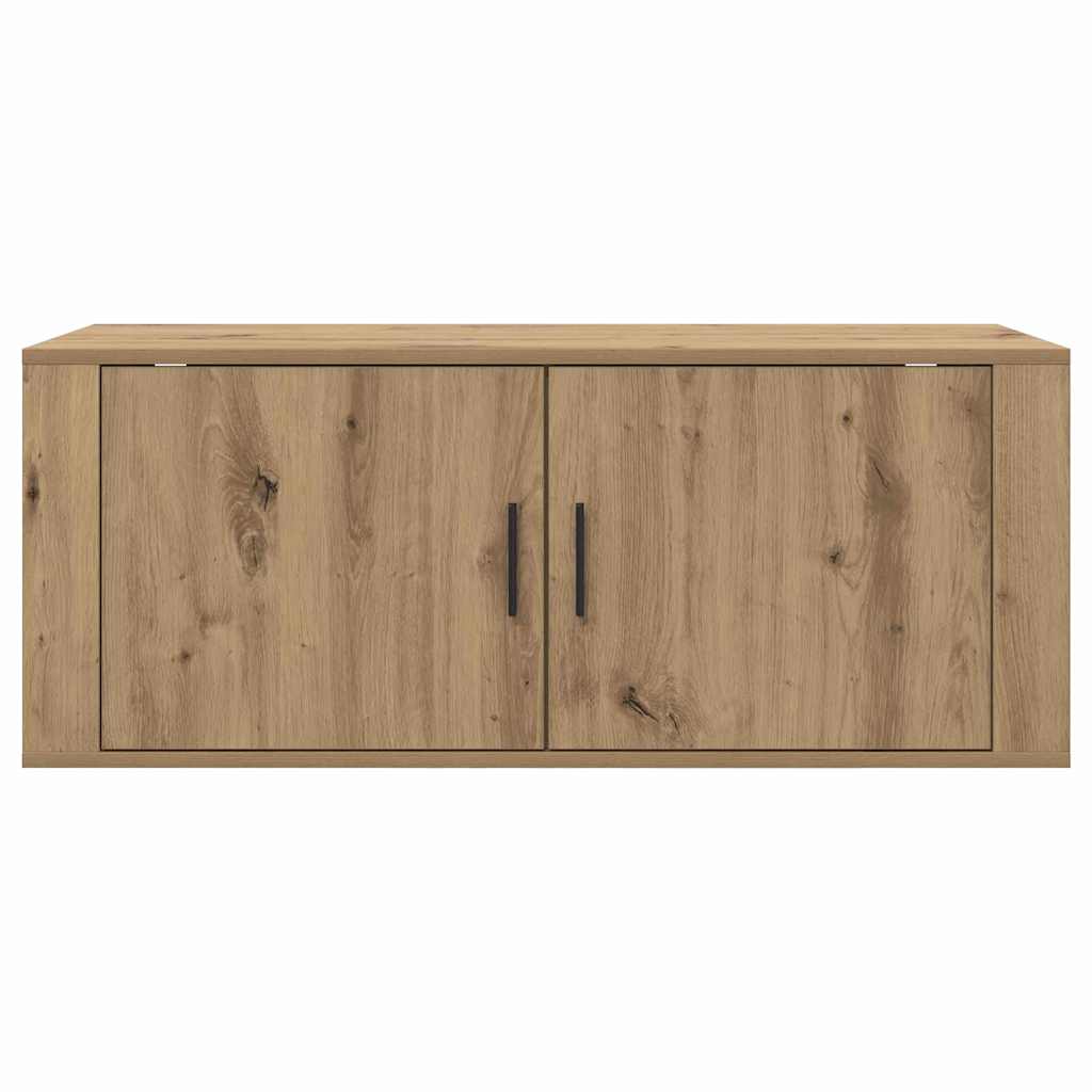 Mueble Para Tv Montado En La Pared Roble Artesanal