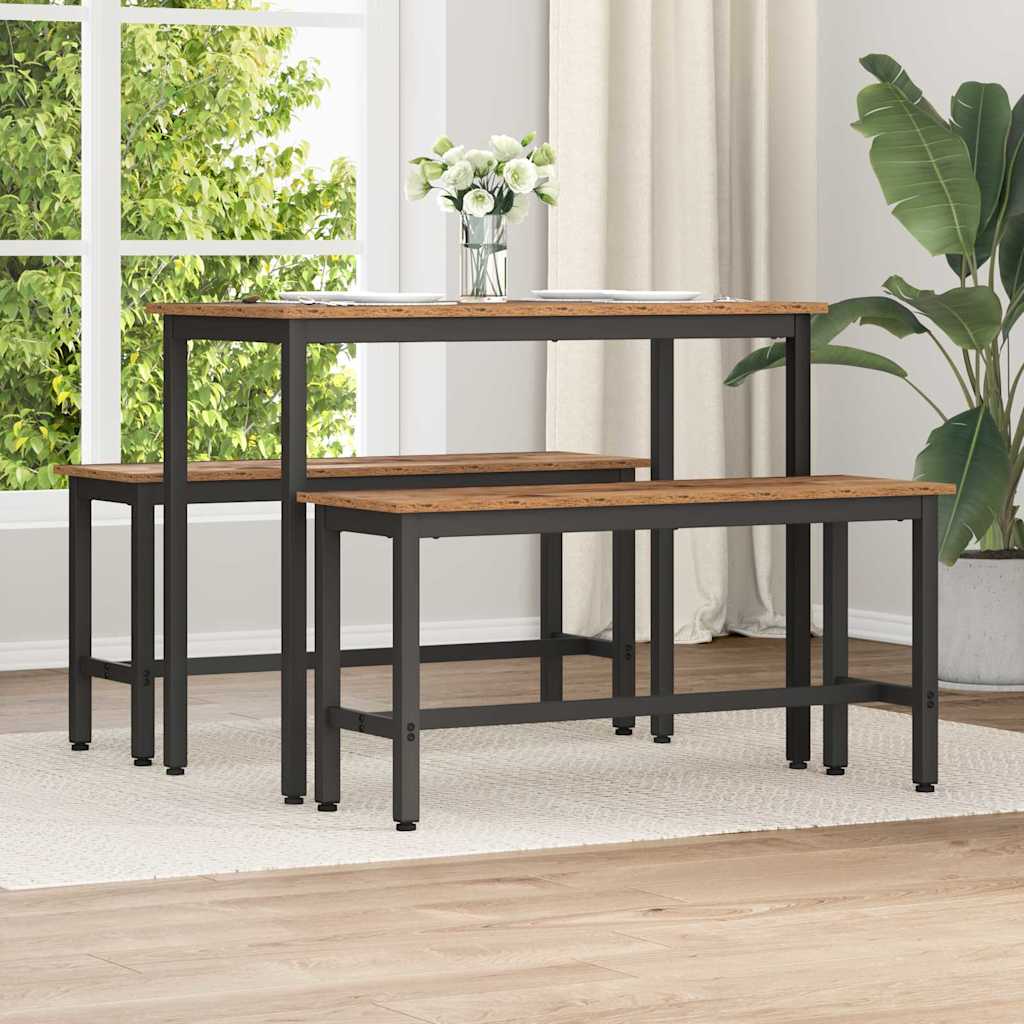 Banca De Comedor 100 X 32,5 X 48,5 Cm 2 Uds.