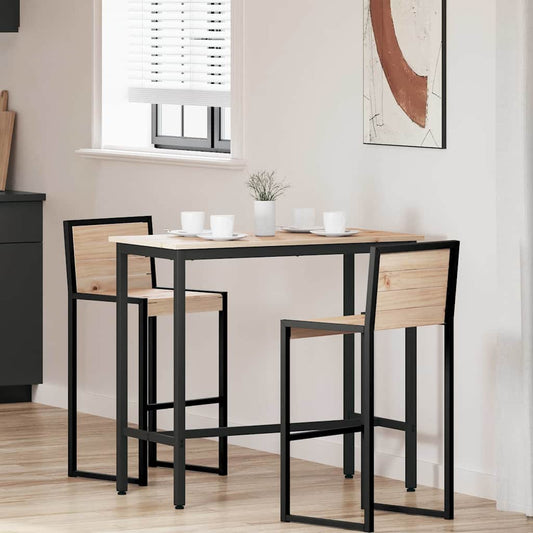 Mesa Madera Ingenierizada Y Acero