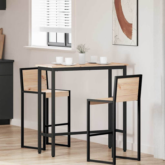 Mesa Madera Ingenierizada Y Acero
