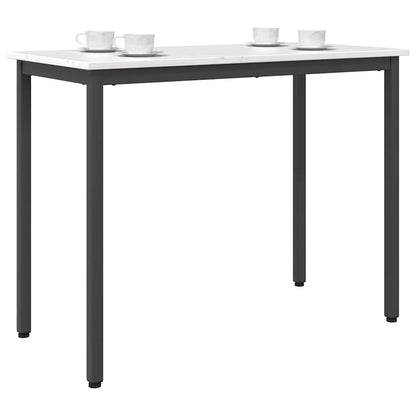 Mesa 100 X 50 X 77 Cm Madera Ingenierizada Y Acero