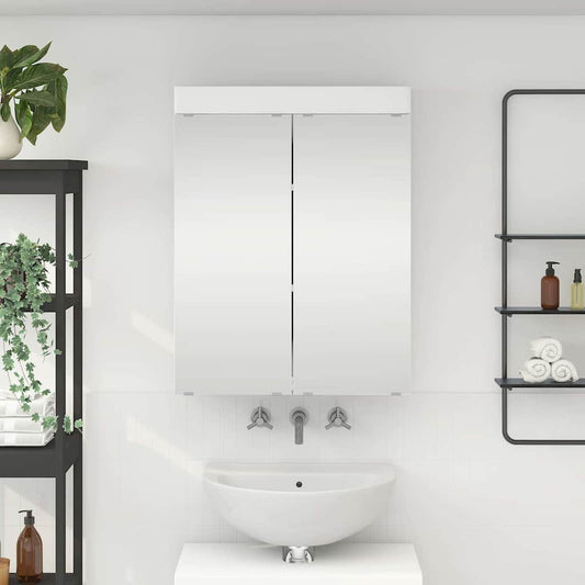 Armario Con Espejo De Baño Con Estante Tulum 60 X 16,5 X 78 Cm