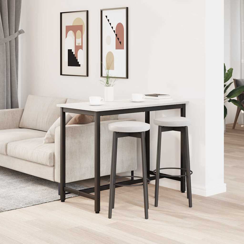 Mesa 100 X 50 X 77 Cm Madera Ingenierizada Y Acero