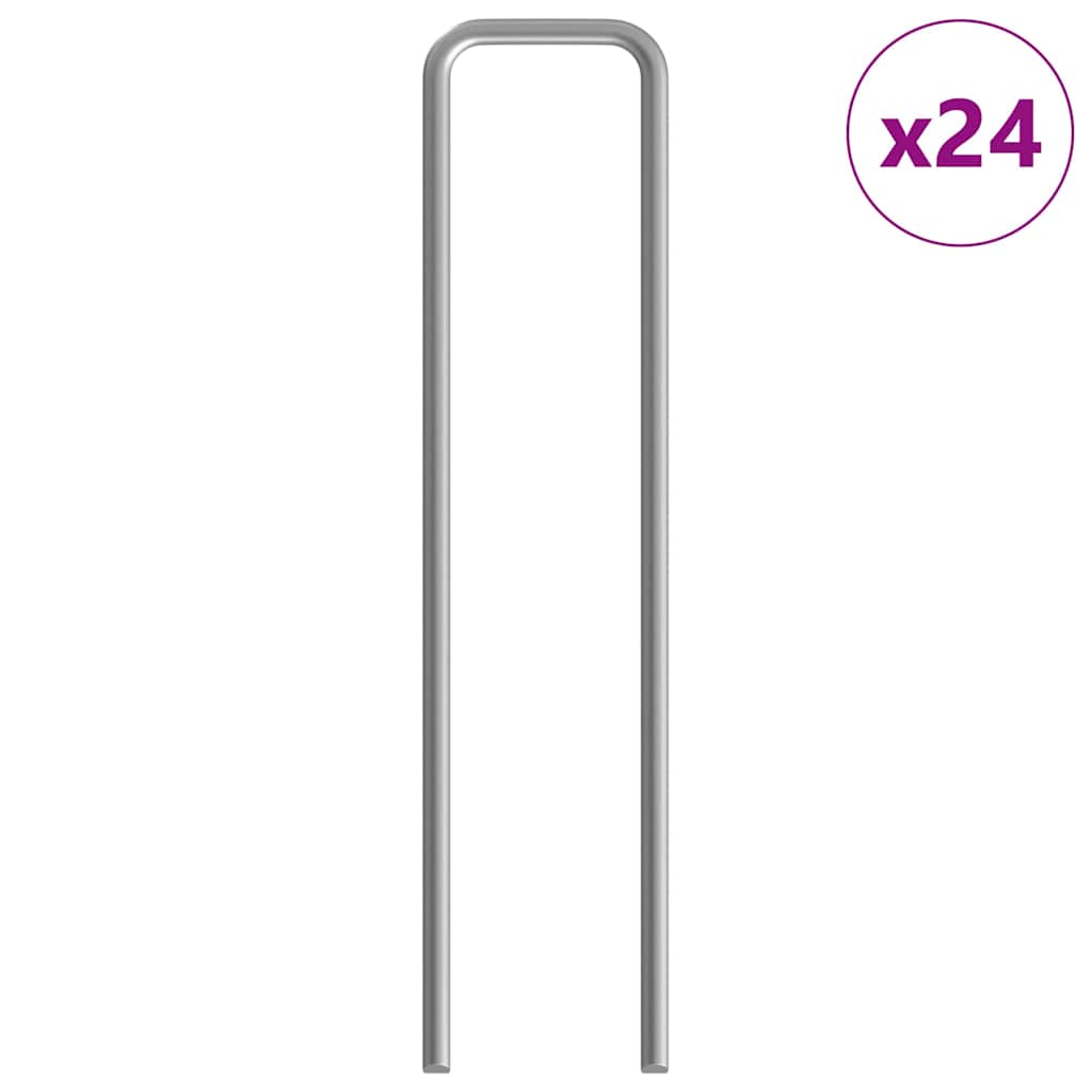 Jaula Para Pollos 2 Pcs Plateado 600 X 100 X 210 Cm