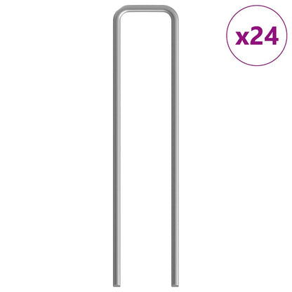Jaula Para Pollos 2 Pcs Plateado 600 X 100 X 210 Cm