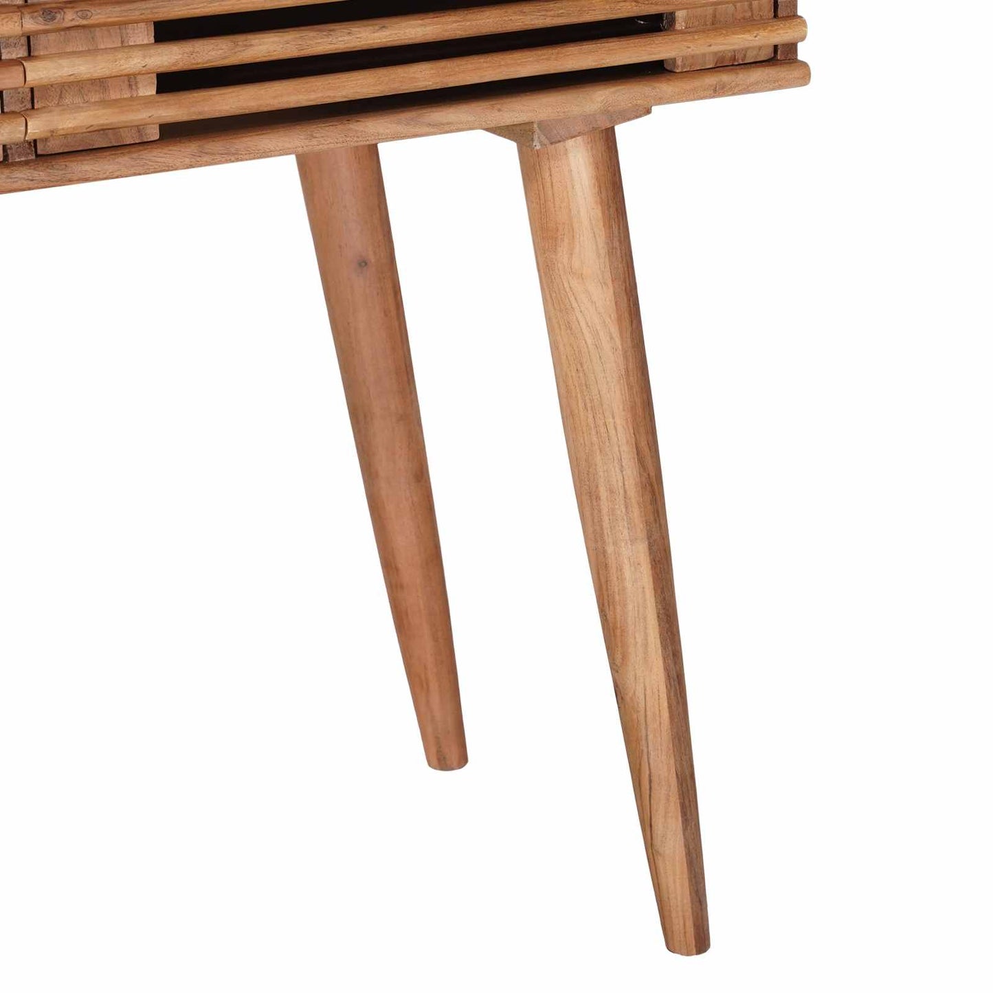 Escritorio Hecho A Mano Madera Teak Marrón