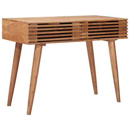 Escritorio Hecho A Mano Madera Teak Marrón