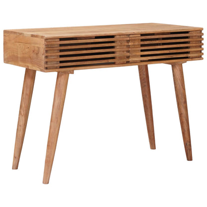 Escritorio Hecho A Mano Madera Teak Marrón