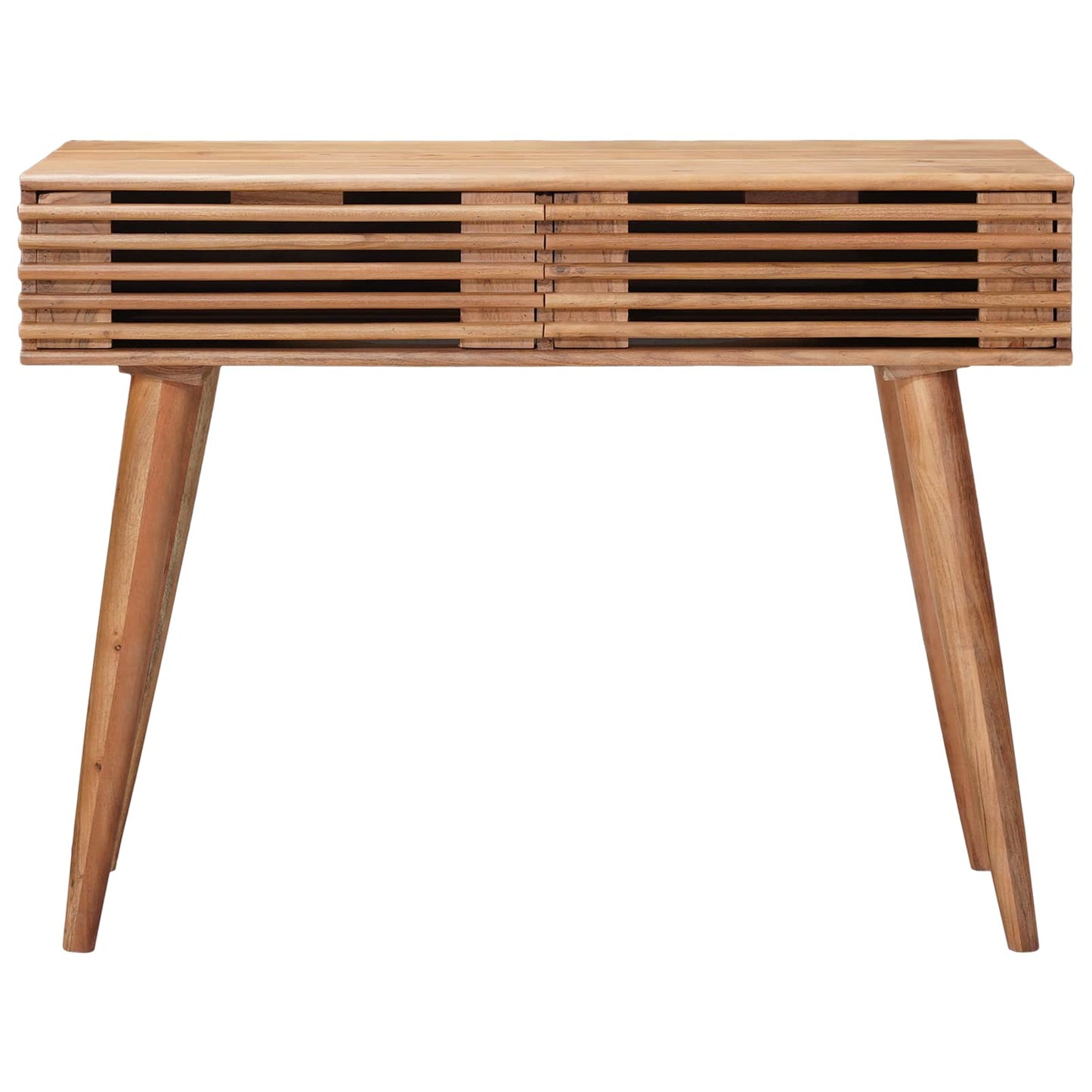 Escritorio Hecho A Mano Madera Teak Marrón