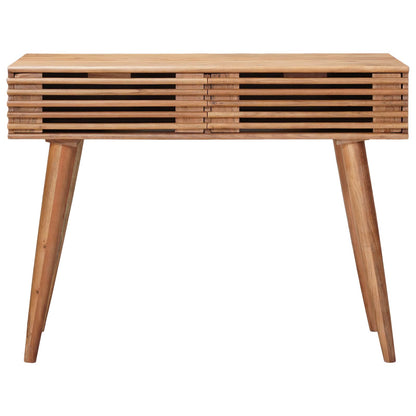 Escritorio Hecho A Mano Madera Teak Marrón