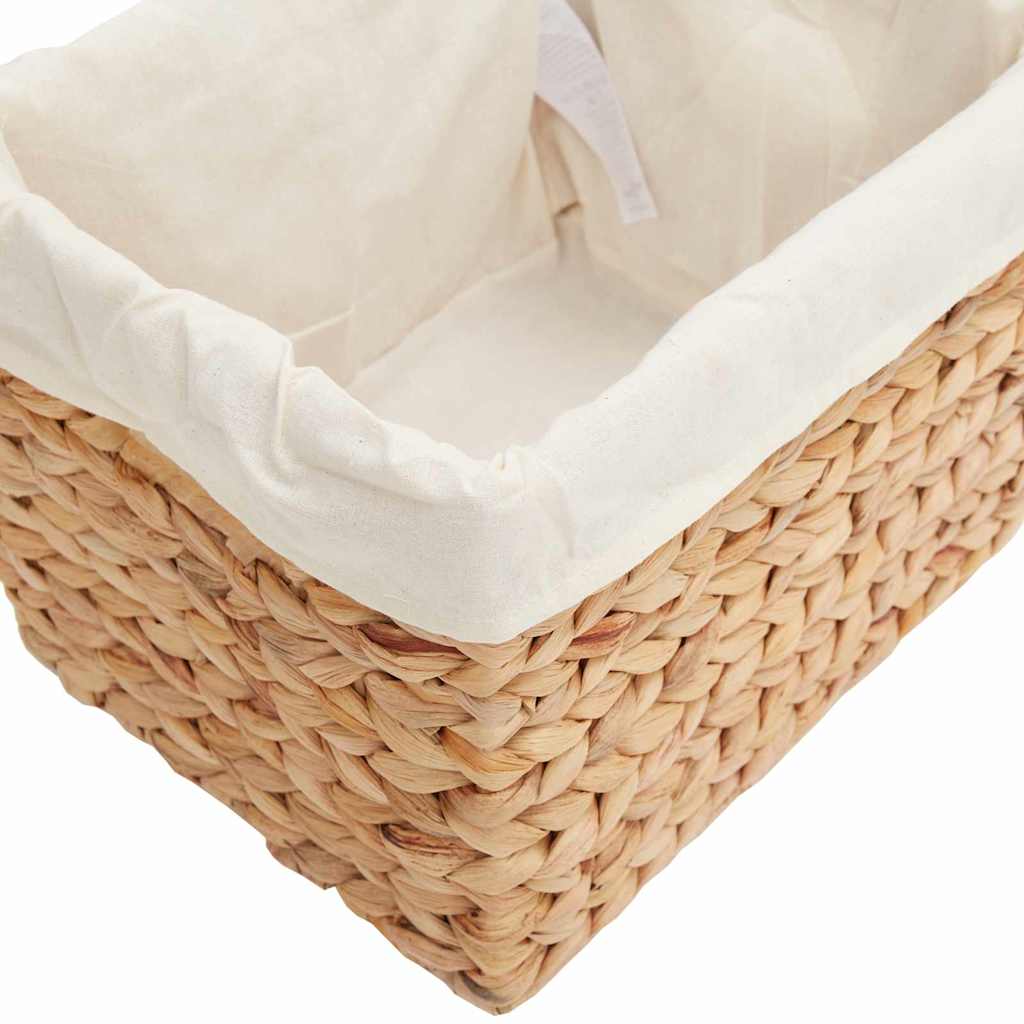 Cestas De Almacenamiento 3 Pcs Natural Jacinto De Agua
