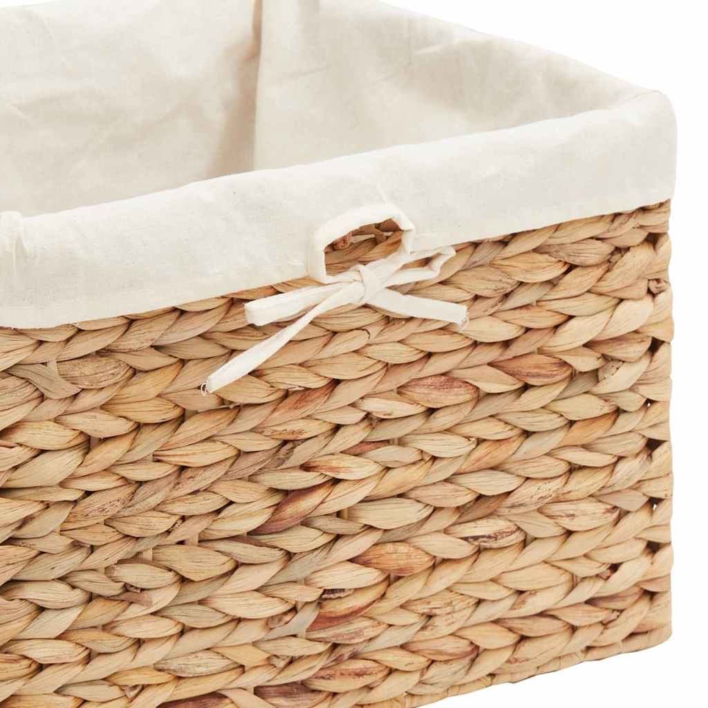 Cestas De Almacenamiento 3 Pcs Natural Jacinto De Agua