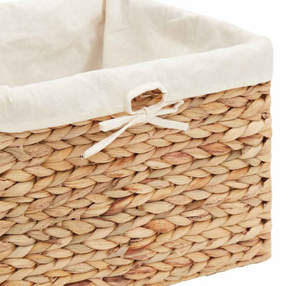 Cestas De Almacenamiento 3 Pcs Natural Jacinto De Agua
