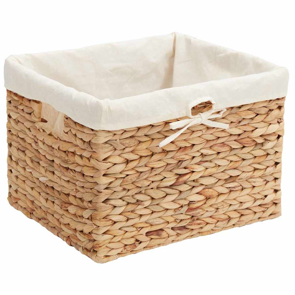 Cestas De Almacenamiento 3 Pcs Natural Jacinto De Agua