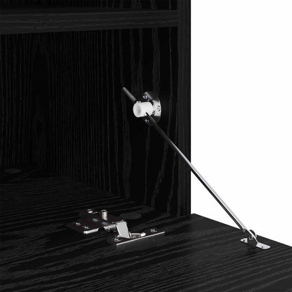 Conjunto De Mueble De Tv En La Pared Con Luces Led 7 Pcs