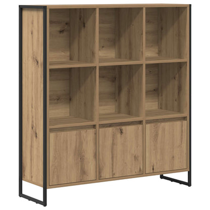 Estantería Para Libros 2 Pcs Roble Artesanal 99,5 X 30 X 108 Cm