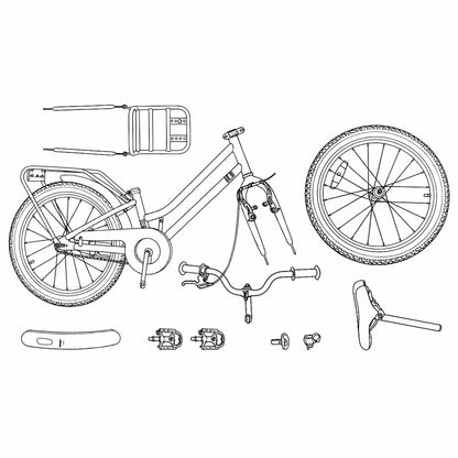 Bicicleta Infantil Para 7-12 Años