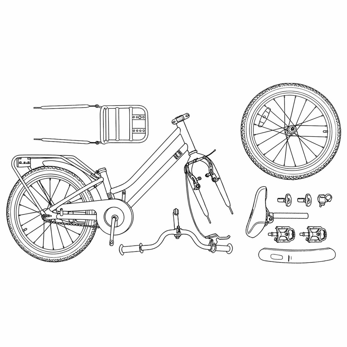 Bicicleta Infantil Para 7-12 Años
