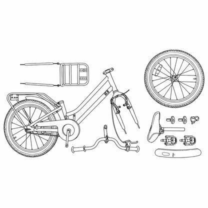Bicicleta Infantil Para 7-12 Años