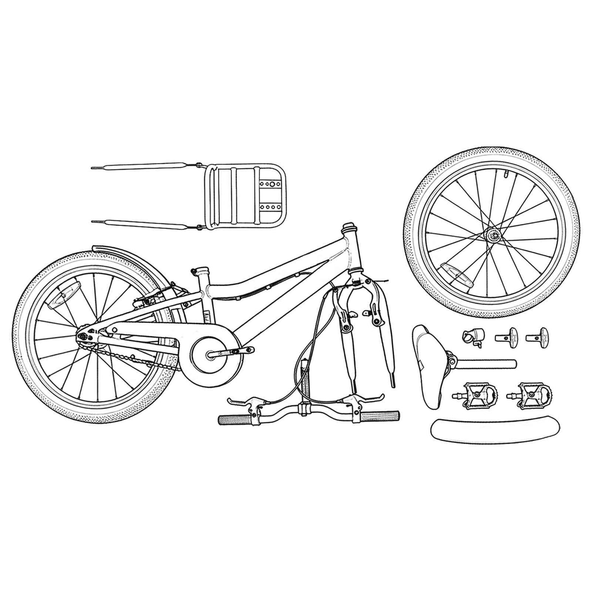 Bicicleta Infantil Para 7-12 Años