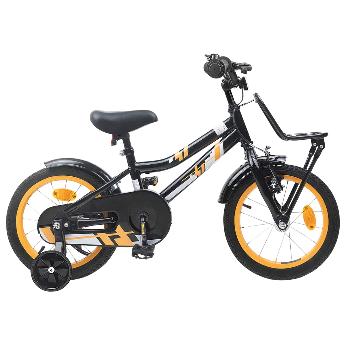 Bicicleta Infantil Para 6-11 Años Naranja Negro
