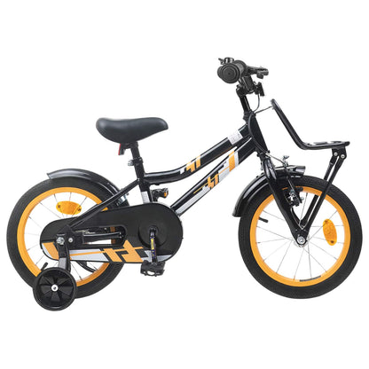 Bicicleta Infantil Para 6-11 Años Naranja Negro