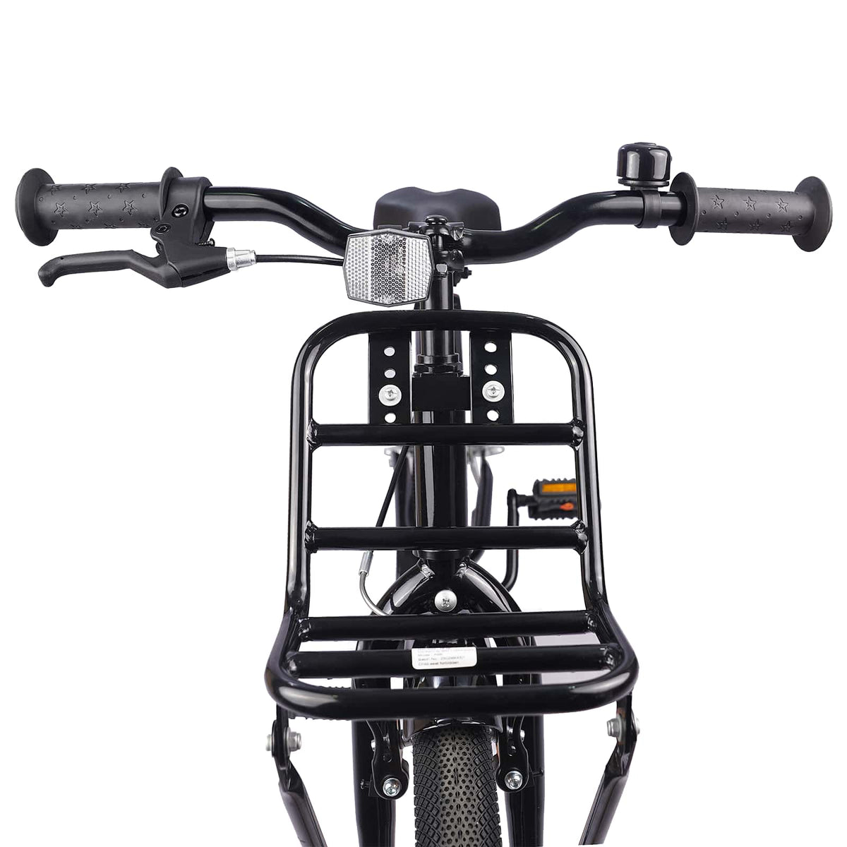 Bicicleta Infantil Para 6-11 Años Naranja Negro