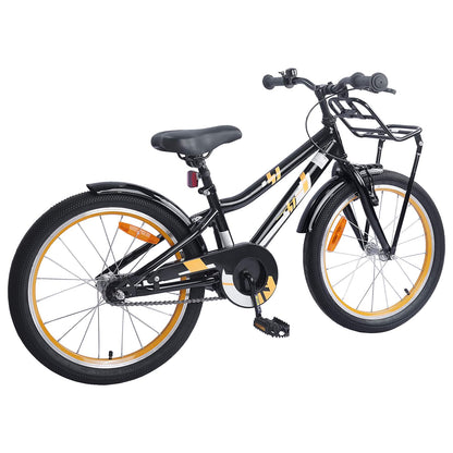 Bicicleta Infantil Para 6-11 Años Naranja Negro