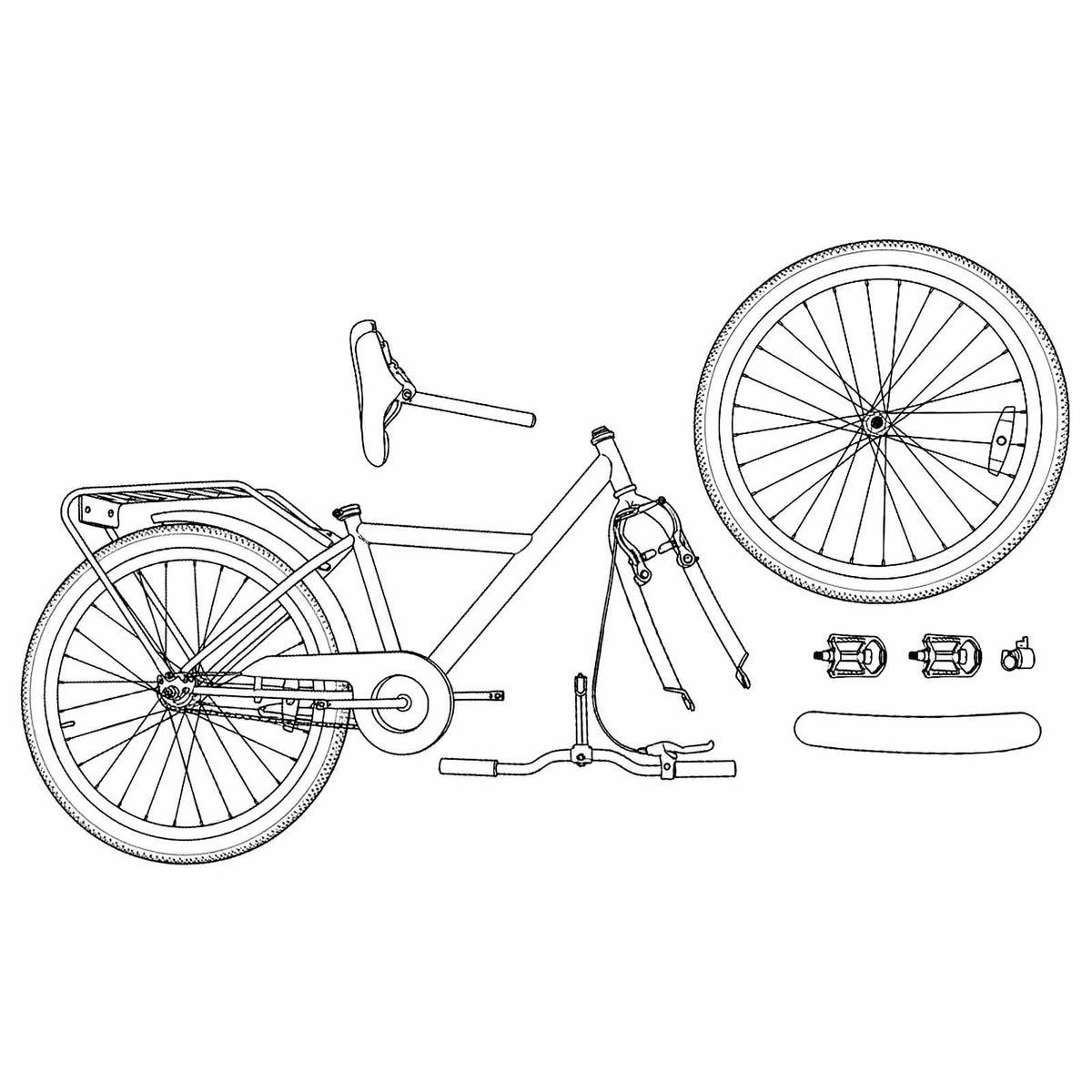 Bicicleta Infantil Para 6-11 Años