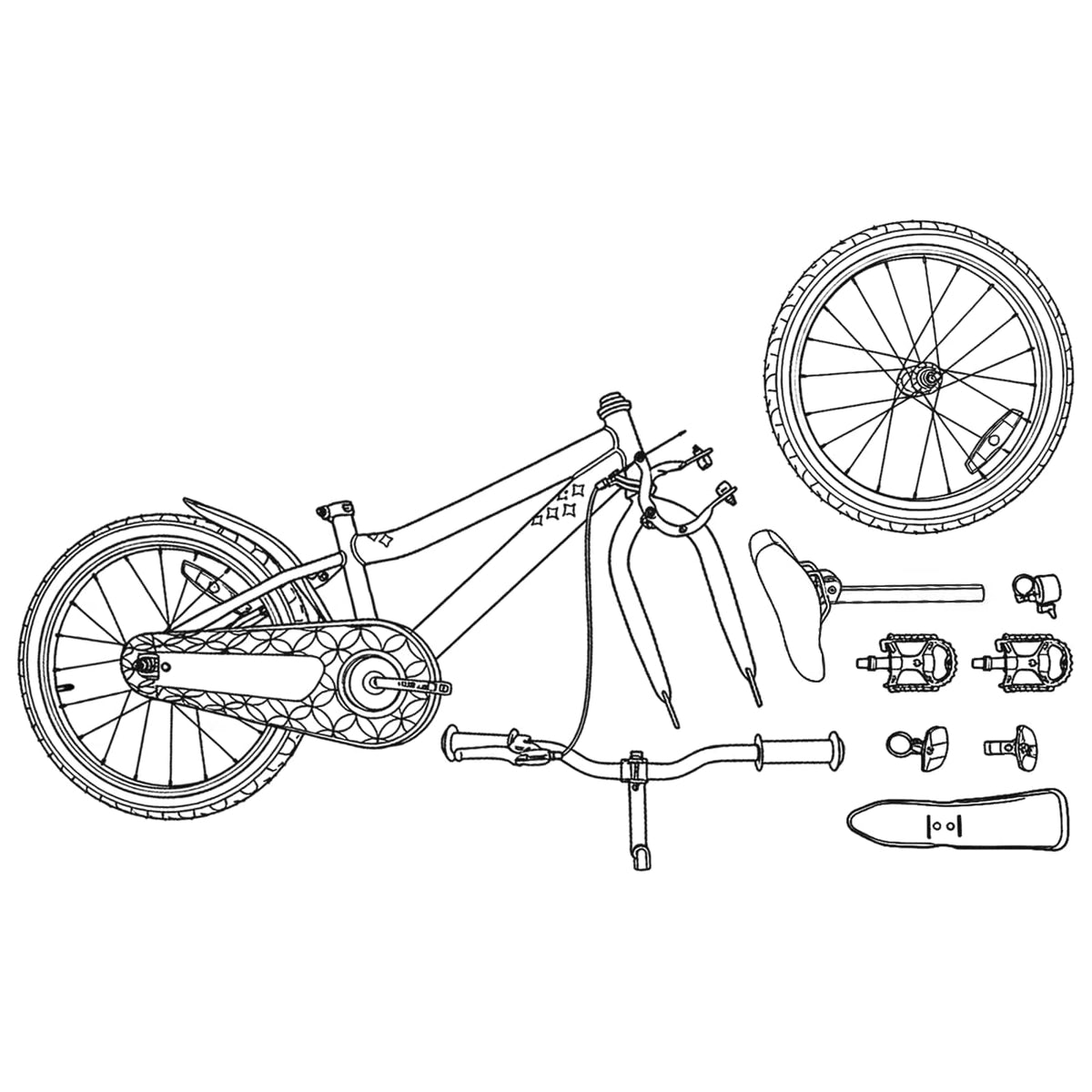 Bicicleta Infantil Para 5-7 Años