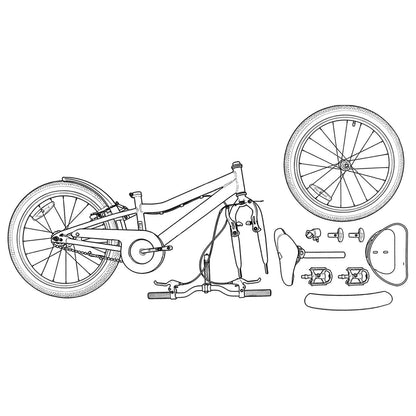 Bicicleta Infantil Para 5-7 Años