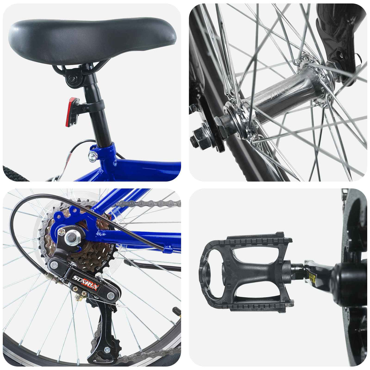 Bicicleta Infantil 6-Velocidad Para 8-12 Años